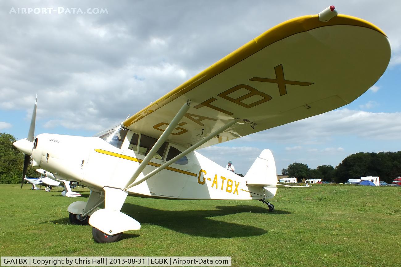 G-ATBX, 1952 Piper PA-20-135 Pacer Pacer C/N 20-904, at the LAA Rally 2013, Sywell