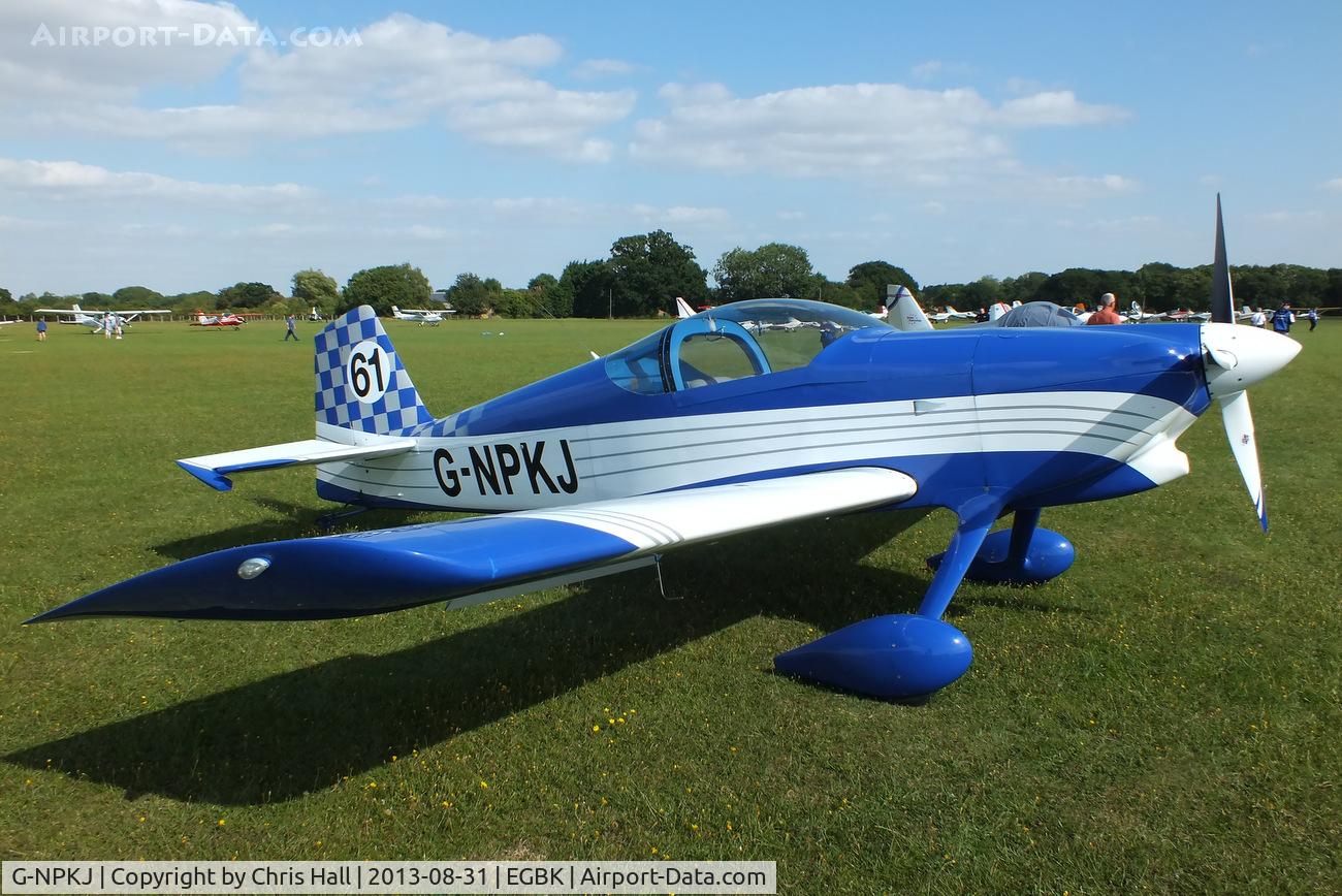 G-NPKJ, 1998 Vans RV-6 C/N PFA 181-13138, at the LAA Rally 2013, Sywell