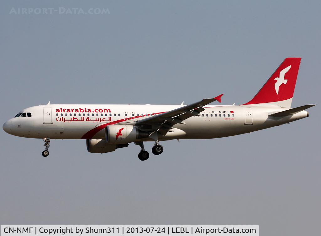 CN-NMF, 2010 Airbus A320-214 C/N 4539, Landing rwy 25R