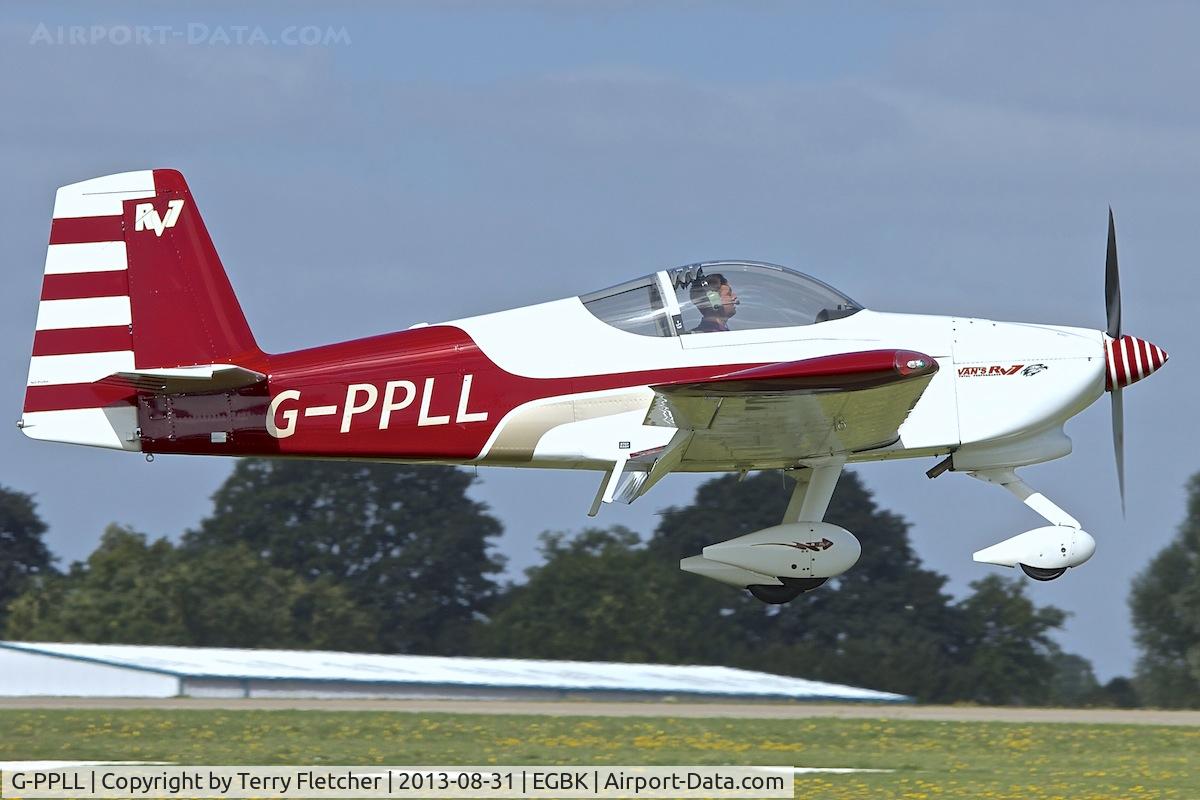 G-PPLL, 2007 Vans RV-7A C/N PFA 323-14240, 2007 Vans RV-7A, c/n: PFA 323-14240