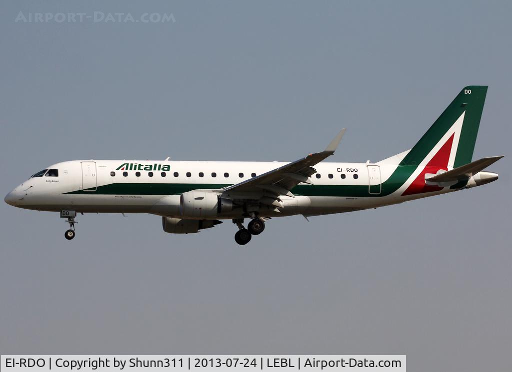 EI-RDO, 2012 Embraer 175LR (ERJ-170-200LR) C/N 17000348, Landing rwy 25R