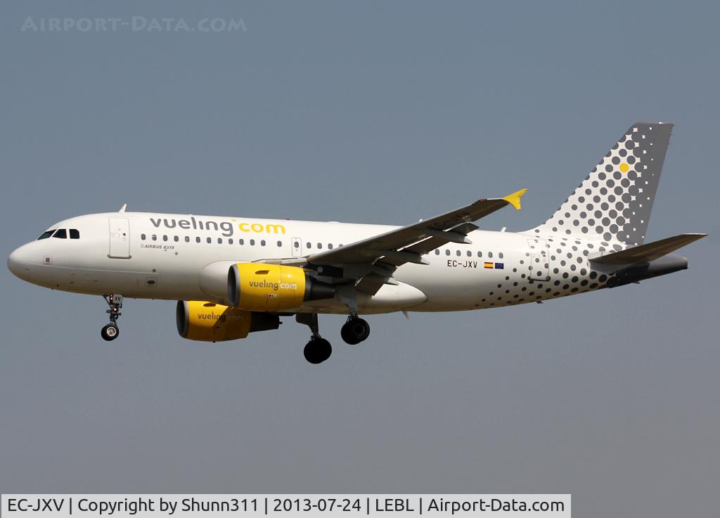 EC-JXV, 2006 Airbus A319-111 C/N 2897, Landing rwy 25R