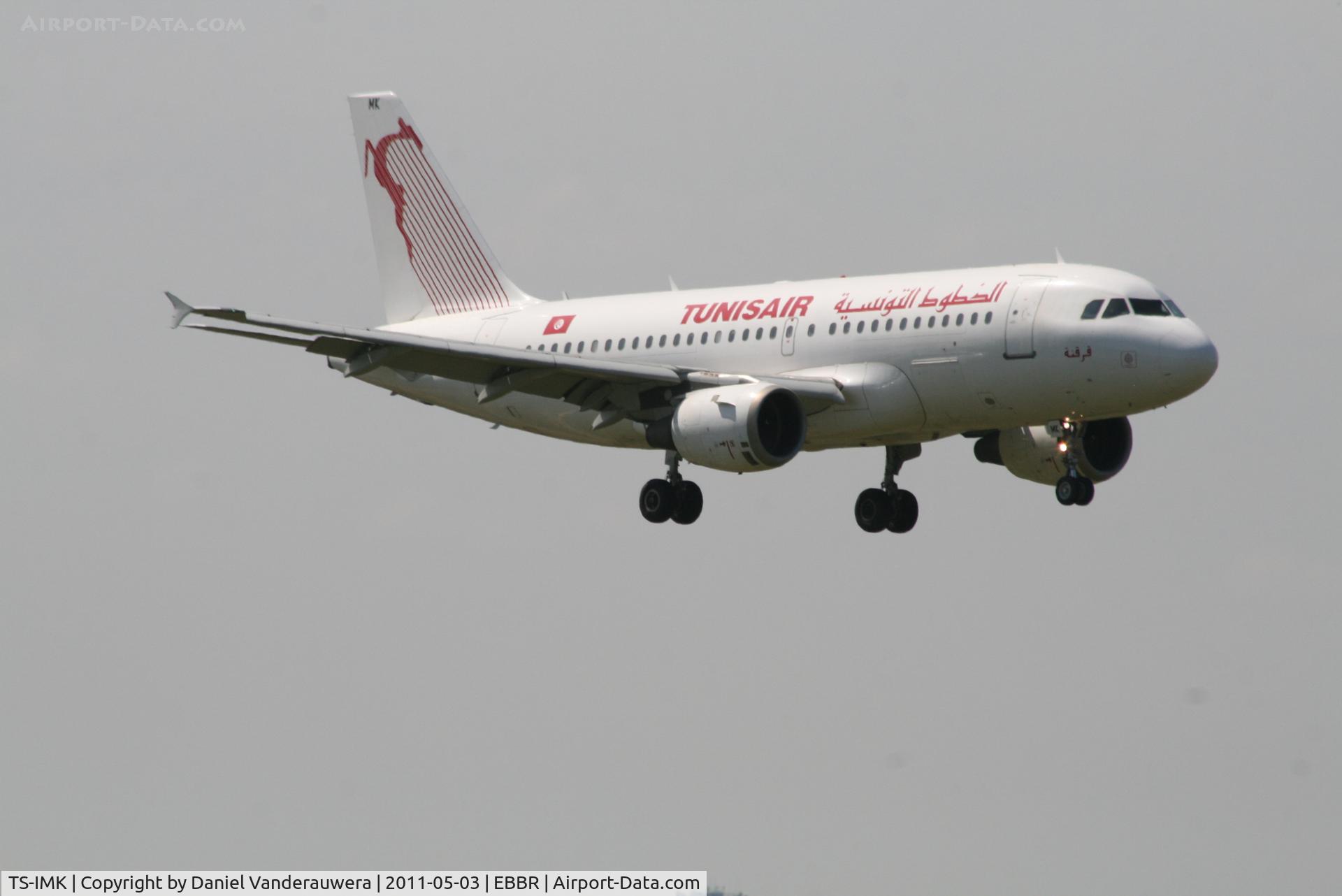 TS-IMK, 1998 Airbus A319-114 C/N 880, Flight TU788 is descending to RWY 02