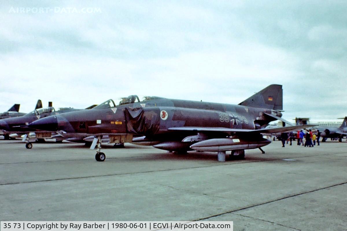 35 73, 1969 McDonnell Douglas RF-4E Phantom II C/N 4167, McDonnell-Douglas RF-4E Phantom II [4167] (German Air Force) RAF Greenham Common~G 01/06/1980