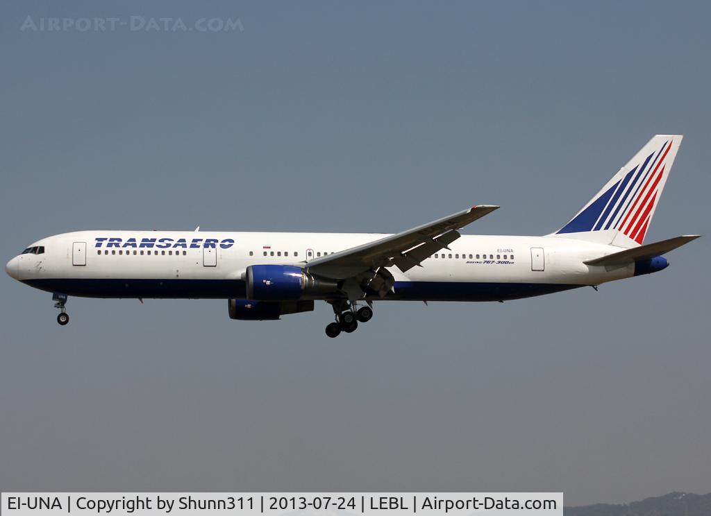 EI-UNA, 1993 Boeing 767-3P6/ERF C/N 26233, Landing rwy 25R
