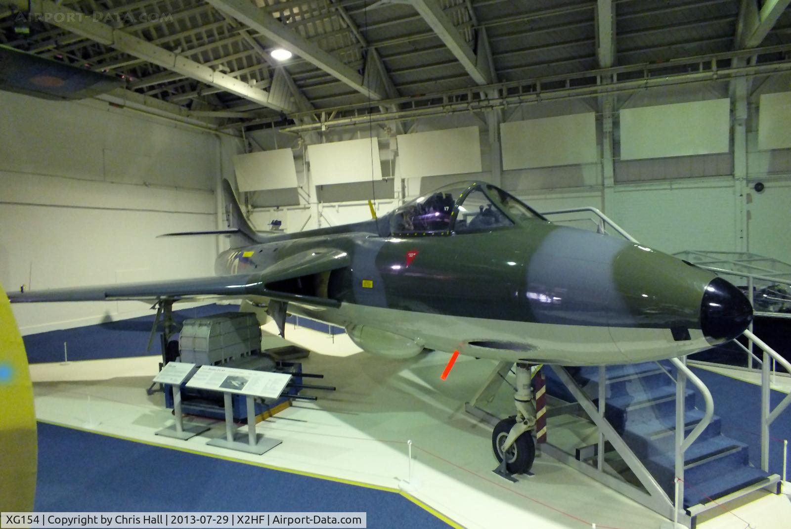 XG154, 1956 Hawker Hunter FGA.9 C/N S4/U/3387, Displayed at the RAF Museum, Hendon