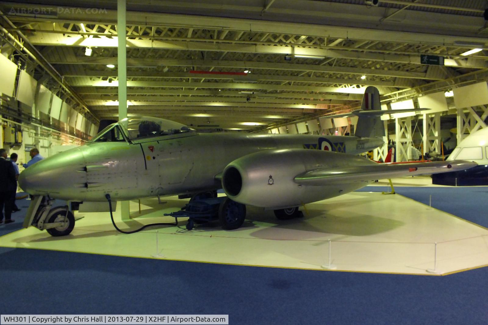 WH301, Gloster Meteor F.8 C/N Not found WH301, Displayed at the RAF Museum, Hendon