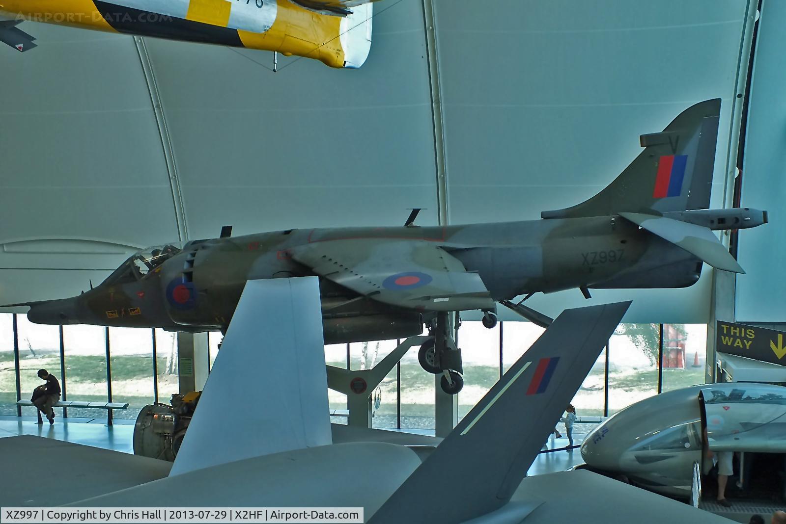 XZ997, British Aerospace Harrier GR.3 C/N 712220, Displayed at the RAF Museum, Hendon