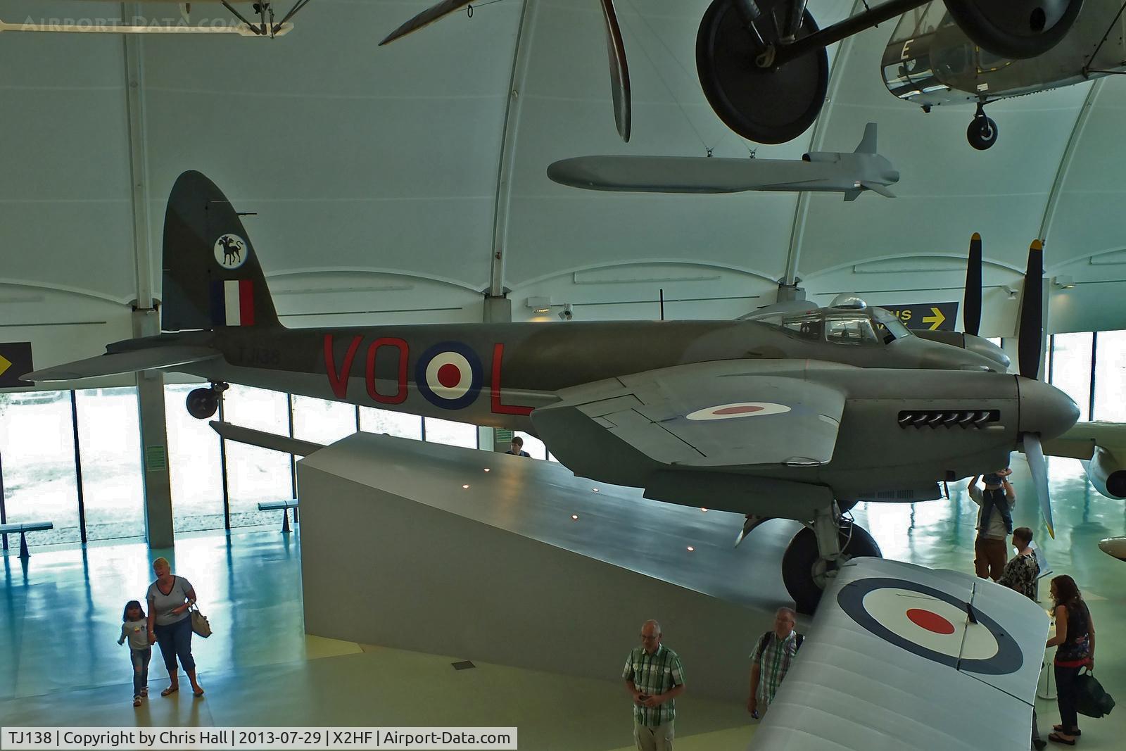 TJ138, De Havilland DH-98 Mosquito TT.35 C/N Not found TJ138, Displayed at the RAF Museum, Hendon