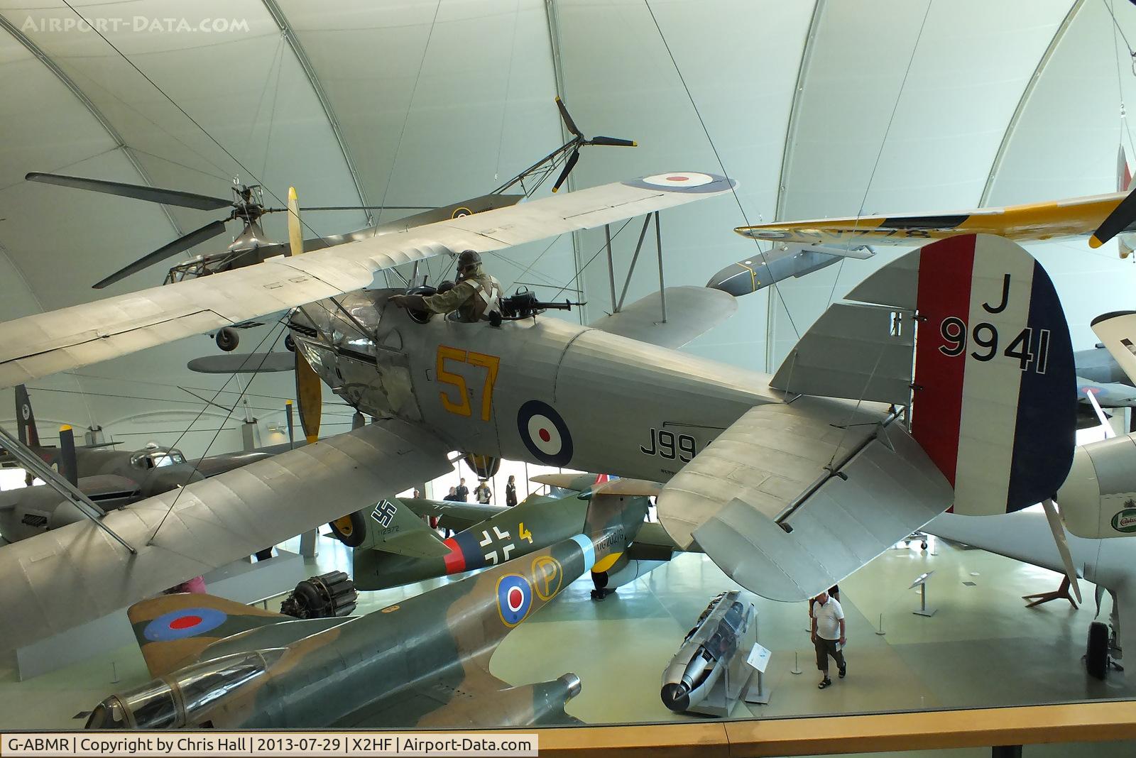 G-ABMR, 1931 Hawker Hart C/N HH1, Displayed at the RAF Museum, Hendon