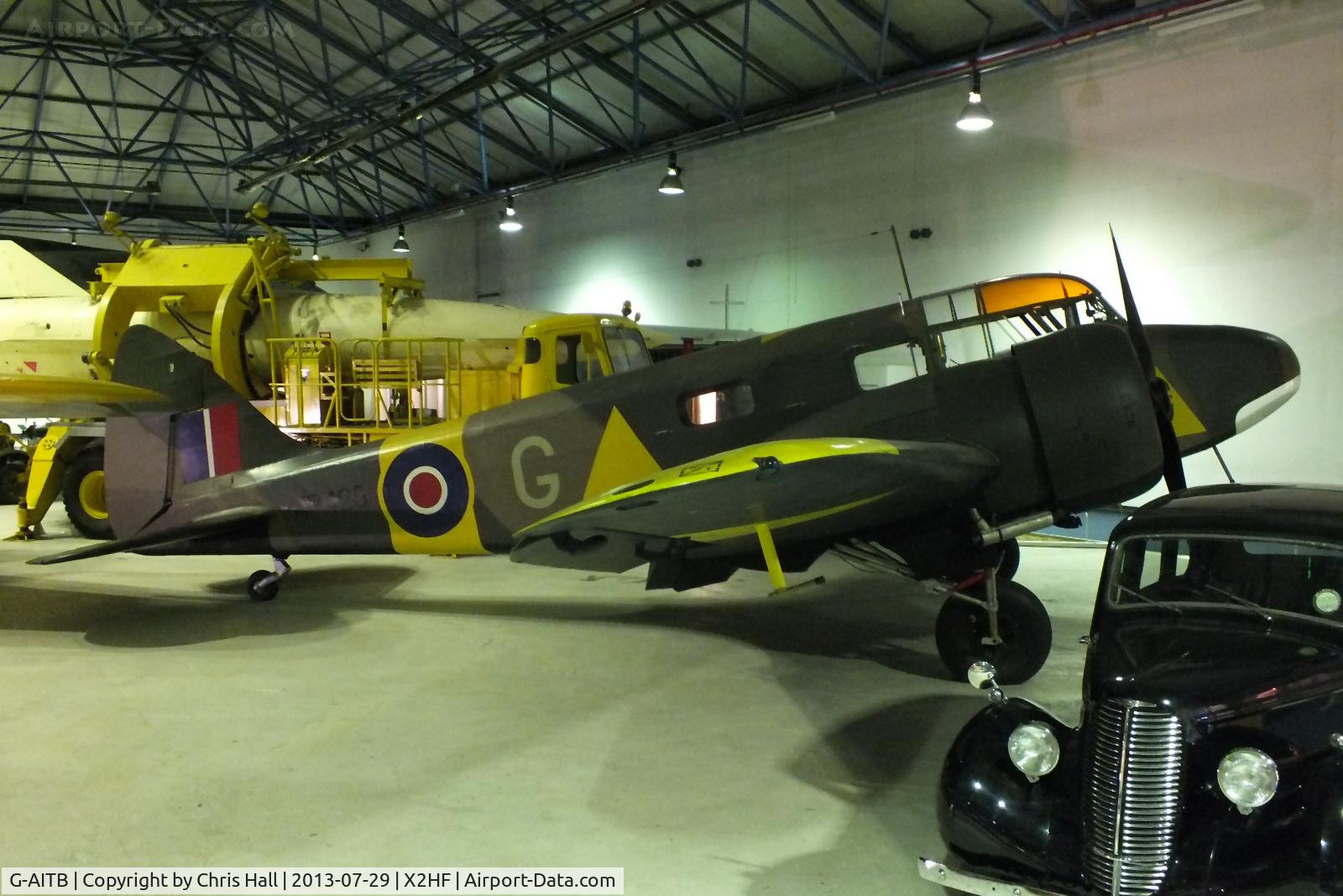 G-AITB, Airspeed AS.40 Oxford I C/N MP425, Displayed at the RAF Museum, Hendon