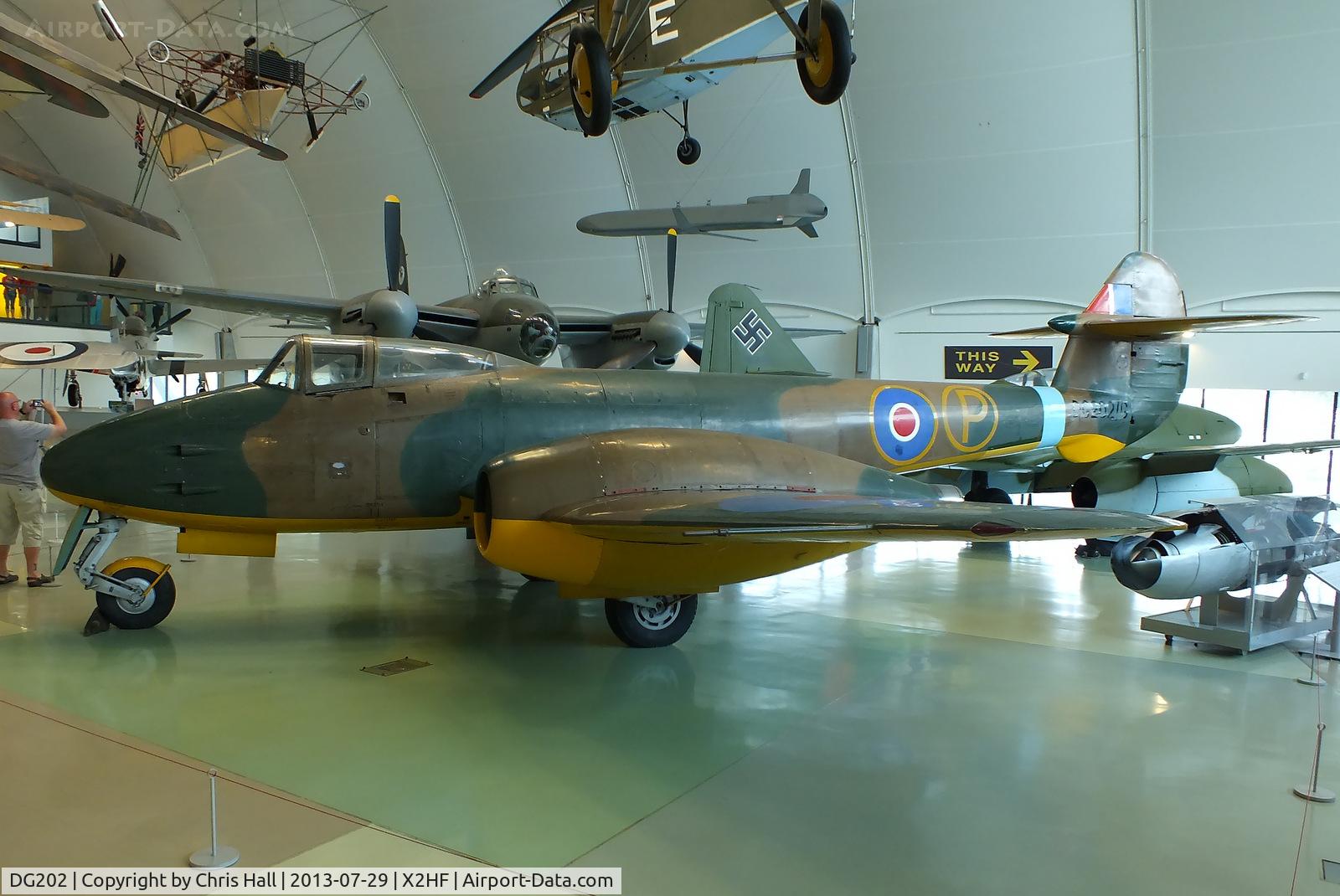 DG202, Gloster Meteor F.9/40 C/N Not found DG202, Displayed at the RAF Museum, Hendon