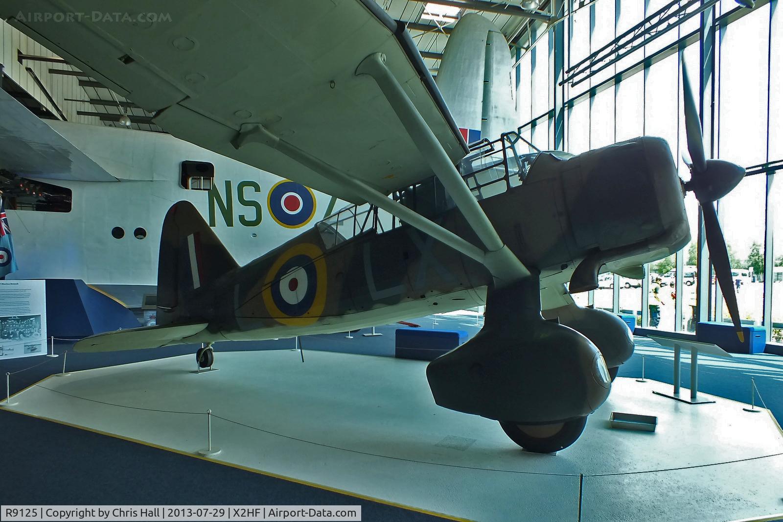 R9125, 1940 Westland Lysander III C/N 1185, Displayed at the RAF Museum, Hendon