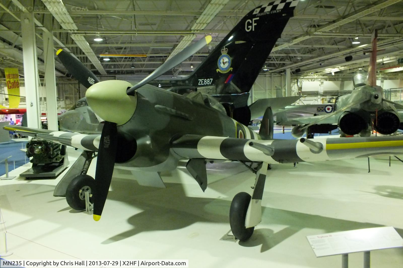 MN235, Hawker Typhoon IIB C/N Not found MN235, Displayed at the RAF Museum, Hendon