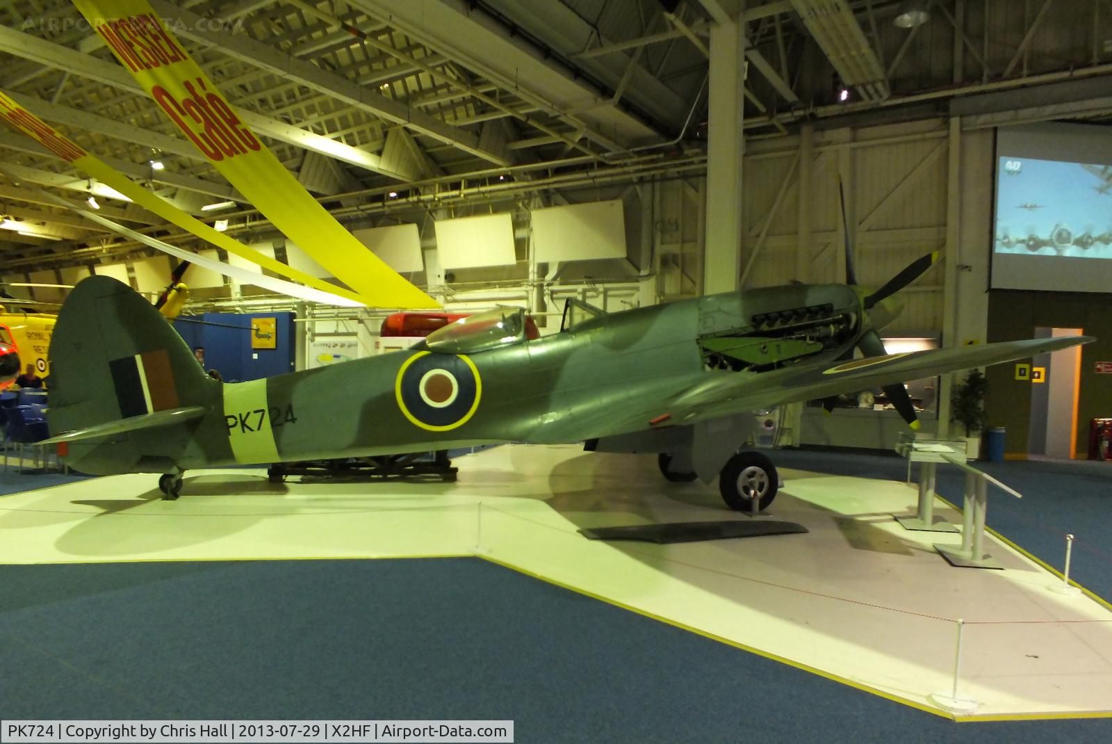 PK724, Supermarine 356 Spitfire F.24 C/N CBAF.255, Displayed at the RAF Museum, Hendon