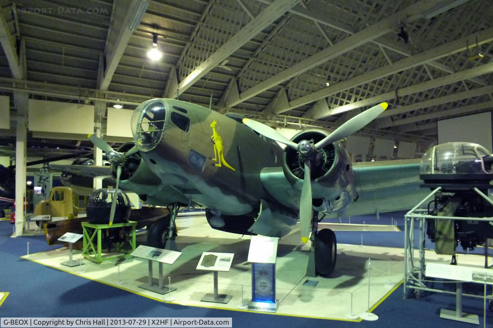 G-BEOX, Lockheed Hudson IV C/N 6464, Displayed at the RAF Museum, Hendon