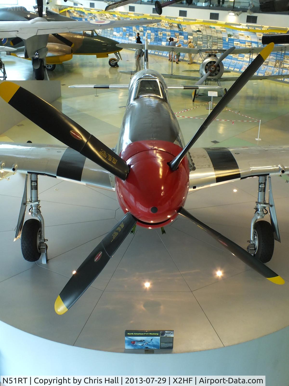 N51RT, 1944 North American F-51D Mustang C/N 122-40949, Displayed at the RAF Museum, Hendon
