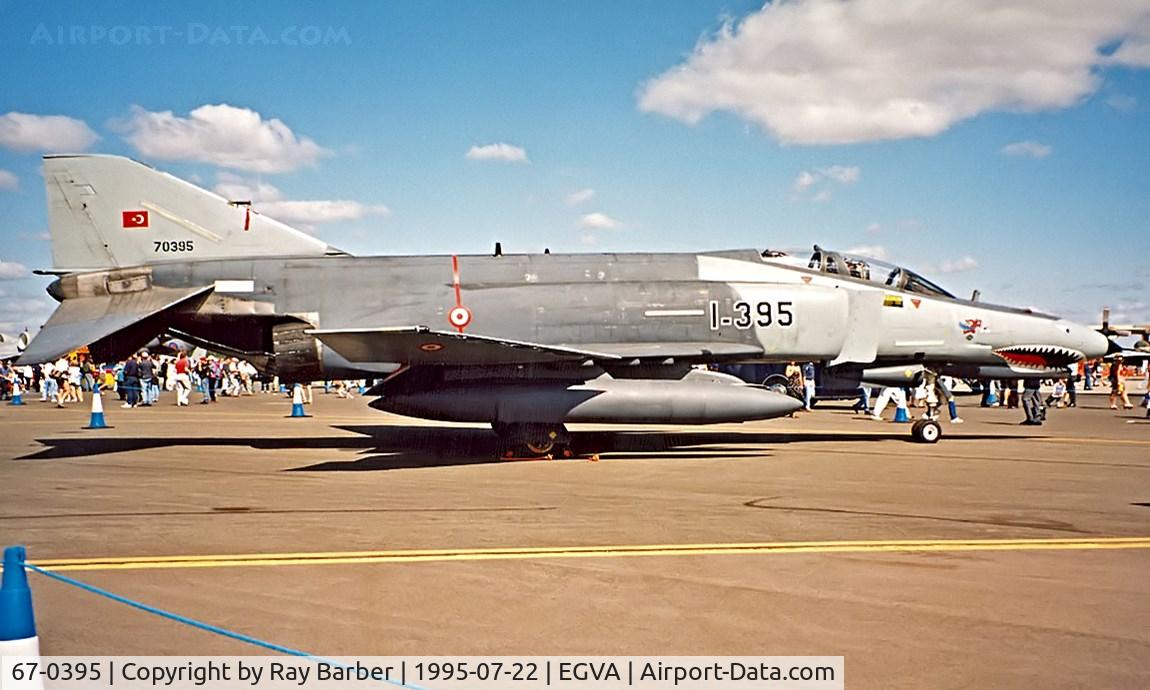 67-0395, 1967 McDonnell Douglas F-4E Phantom II C/N 3307, McDonnell-Douglas F-4E Phantom II [3307] (Turkish Air Force) RAF Fairford~G 22/07/1995