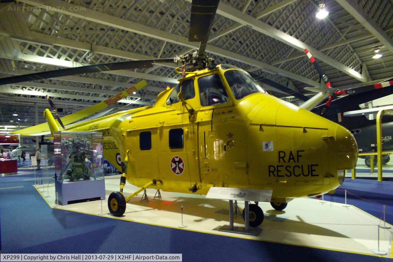 XP299, 1961 Westland Whirlwind HAR.10 C/N WA342, Displayed at the RAF Museum, Hendon