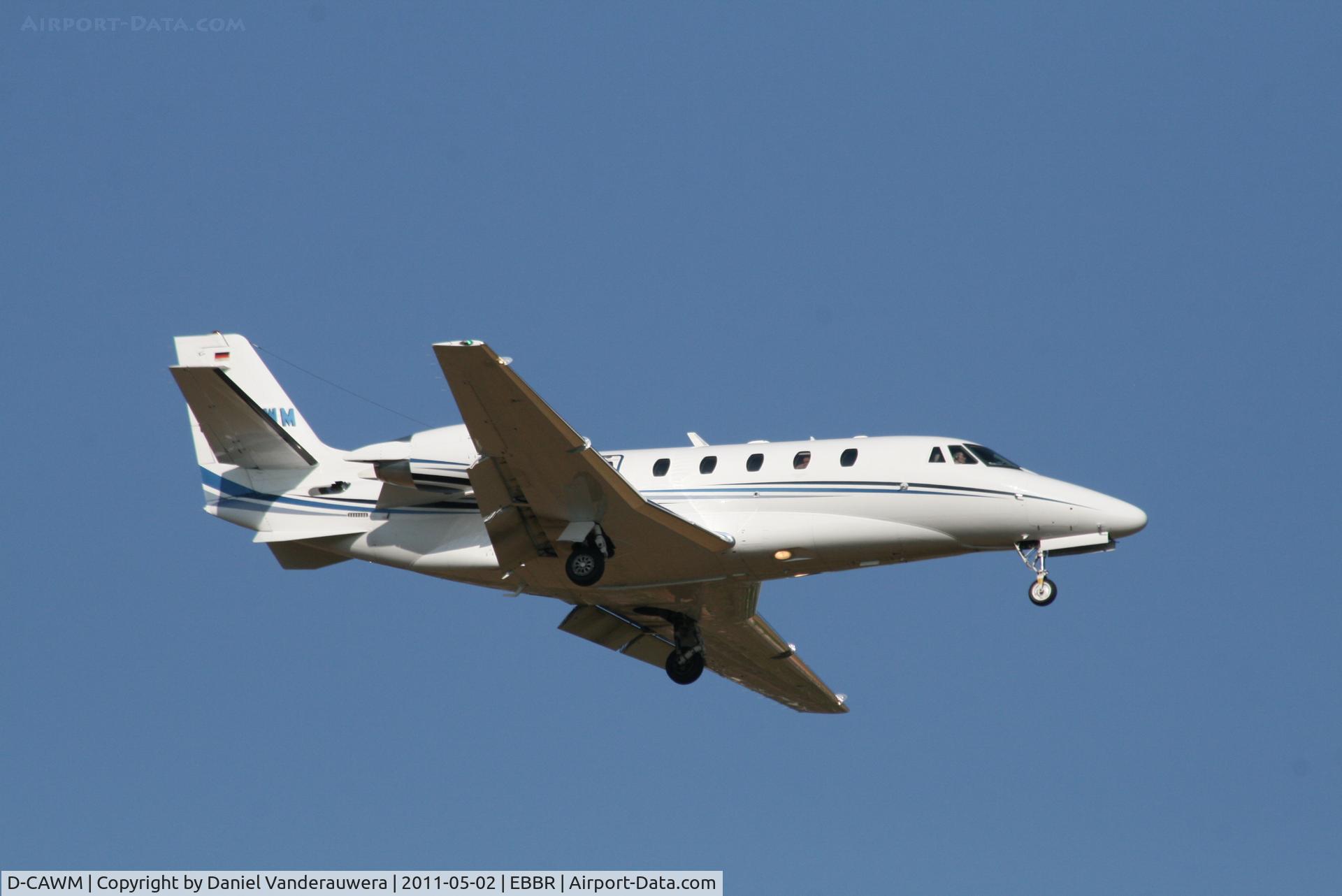 D-CAWM, 2008 Cessna 560 Citation XLS+ C/N 560-6002, Arriving to RWY 02