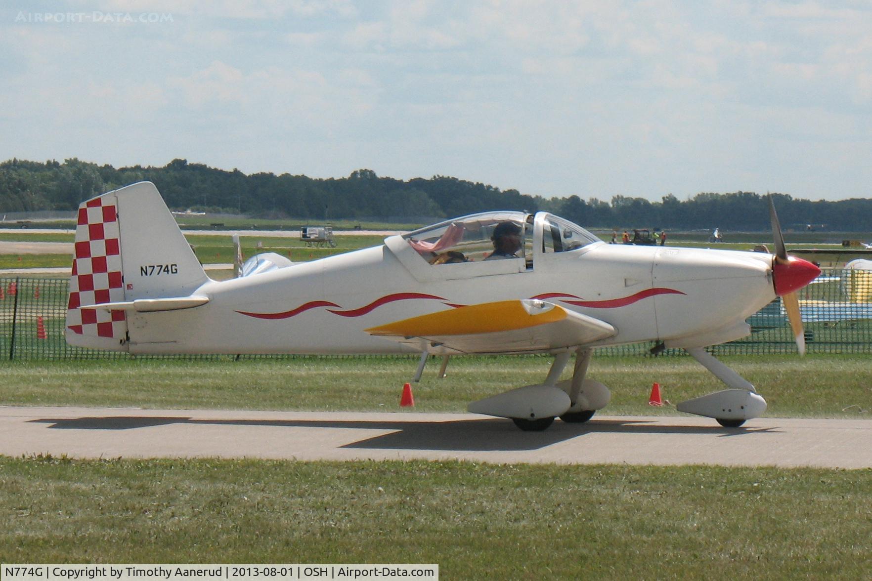 N774G, 2006 Vans RV-6A C/N 001, 2006 Pass Joseph TJ SPORT, c/n: 001.
Looks like a VANS to me.