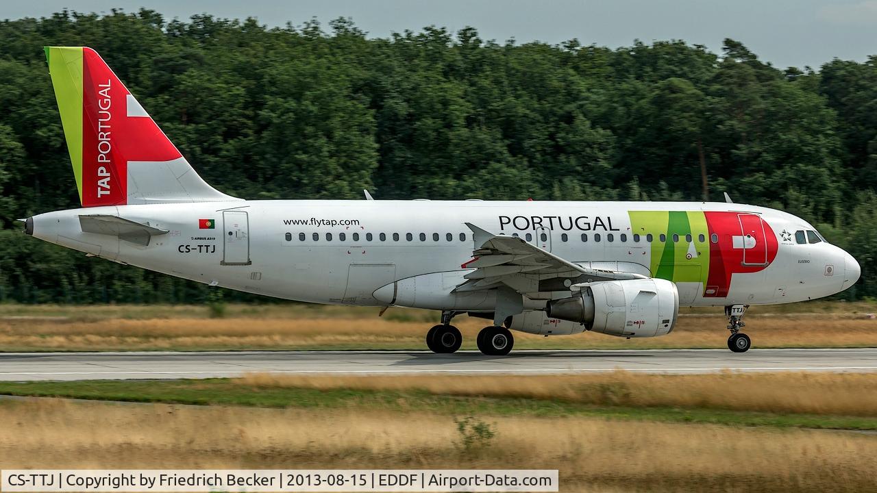 CS-TTJ, 1999 Airbus A319-111 C/N 979, departure via RW18W
