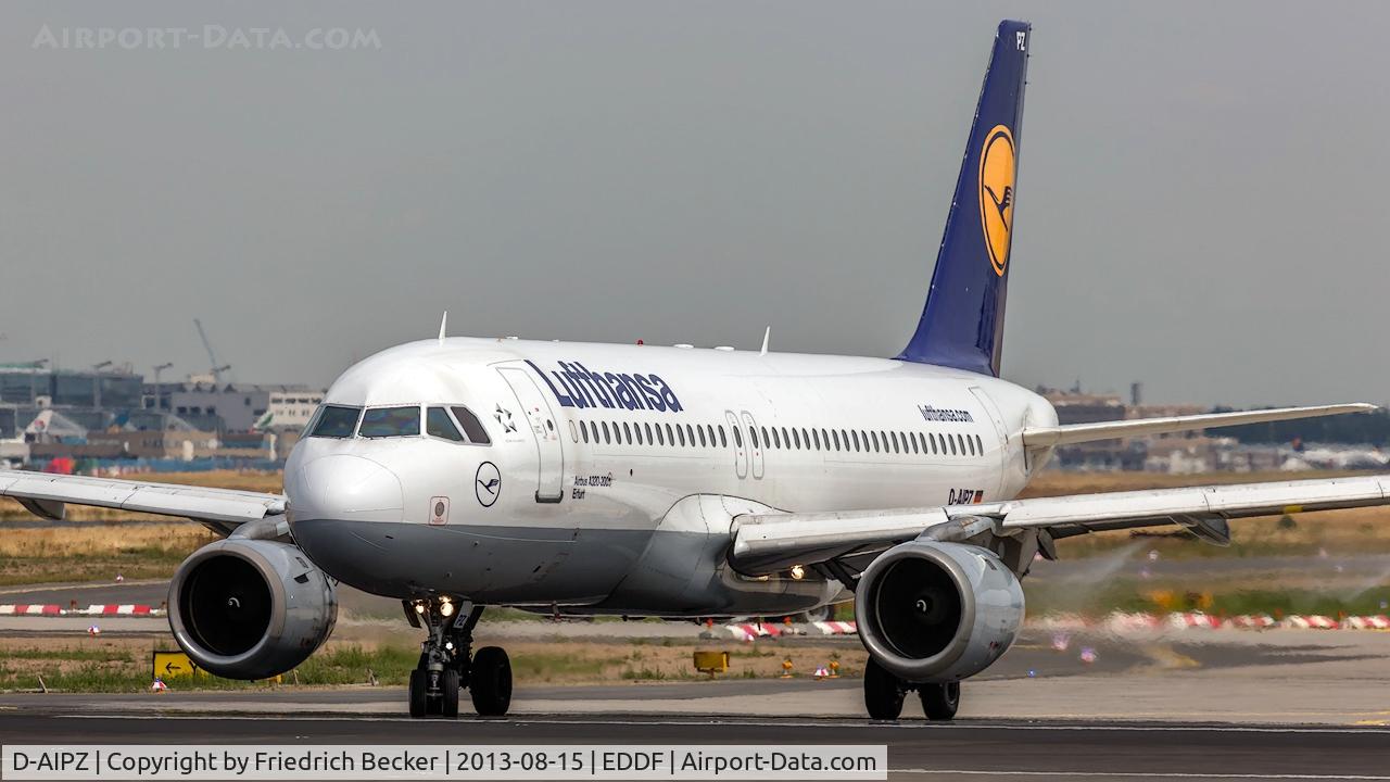 D-AIPZ, 1991 Airbus A320-211 C/N 162, line up for departure from RW18W