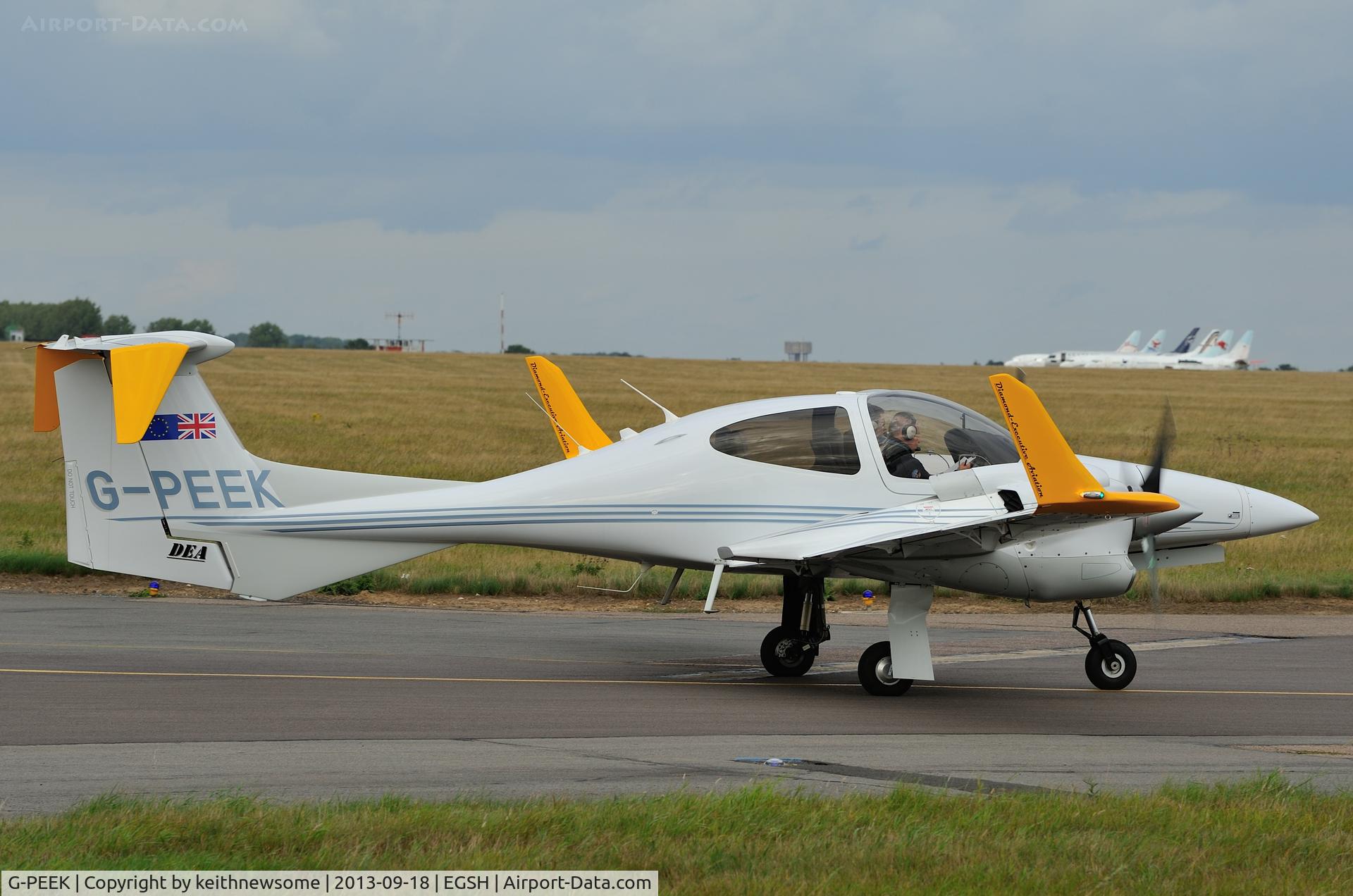 G-PEEK, 2011 Diamond DA-42M-NG Twin Star C/N 42.MN018, Nice Diamond visitor !