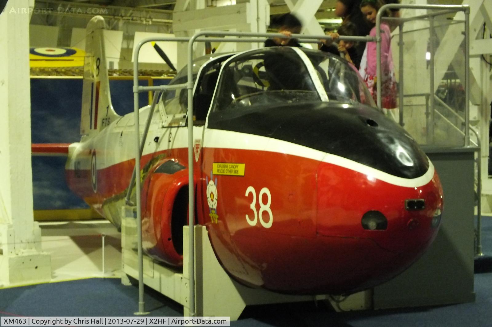 XM463, 1960 Hunting P-84 Jet Provost T.3A C/N PAC/W/9271, Displayed at the RAF Museum, Hendon
