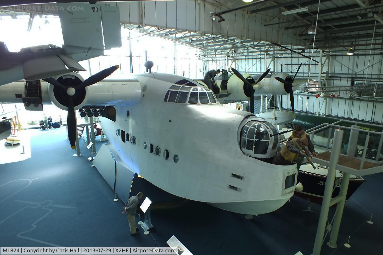 ML824, 1944 Short S25 Sunderland V C/N SH.984, Displayed at the RAF Museum, Hendon