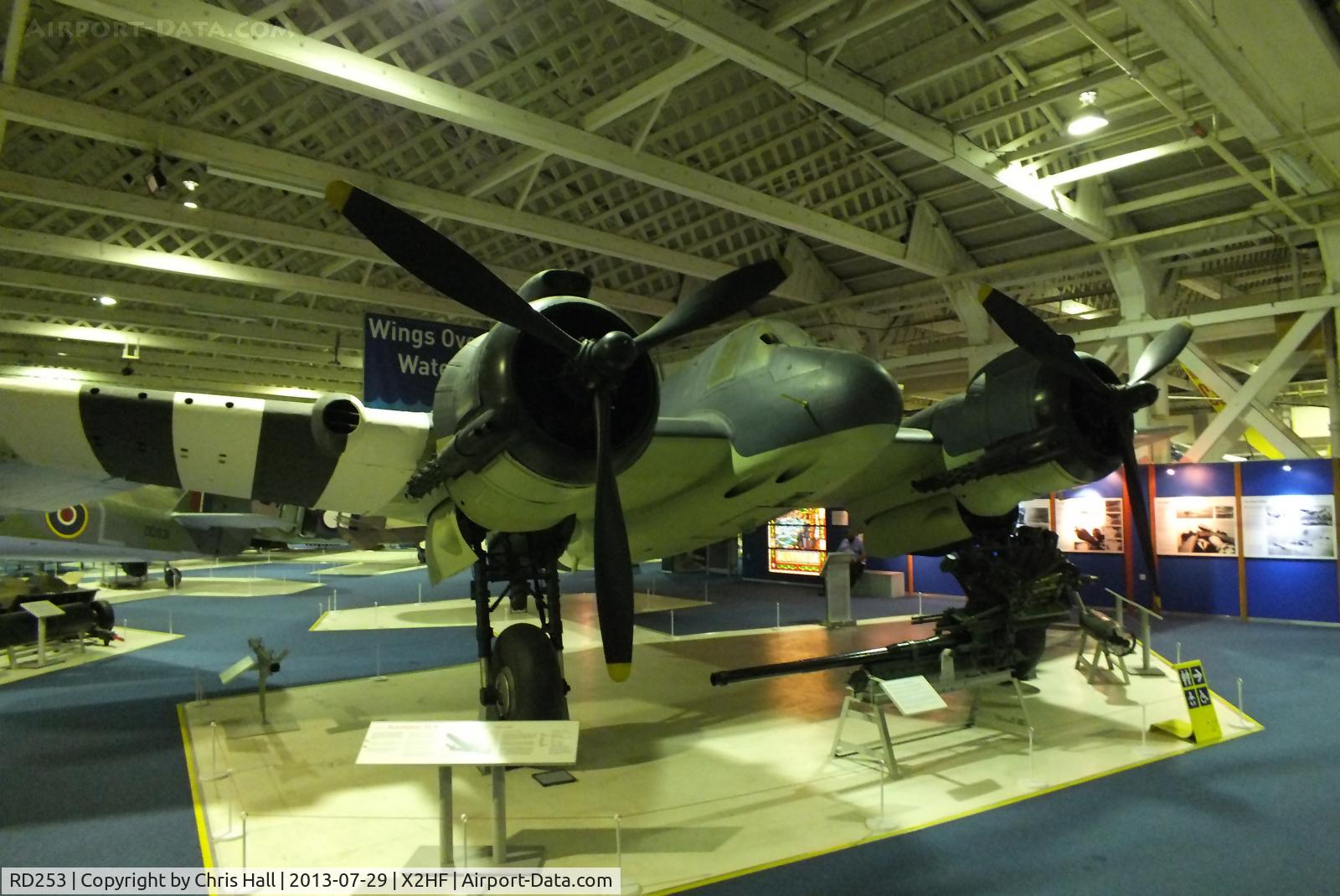 RD253, Bristol Beaufighter TF.X C/N Not found RD253, Displayed at the RAF Museum, Hendon