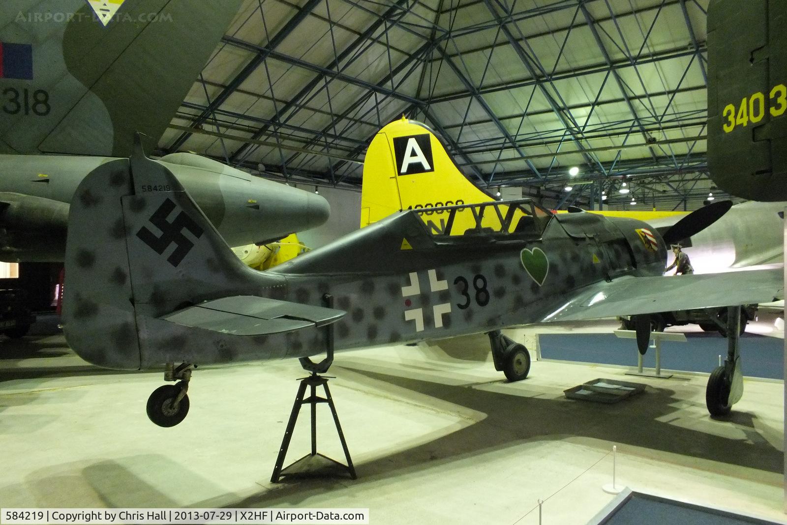 584219, Focke-Wulf Fw-190F-8/U1 C/N 584219, Displayed at the RAF Museum, Hendon