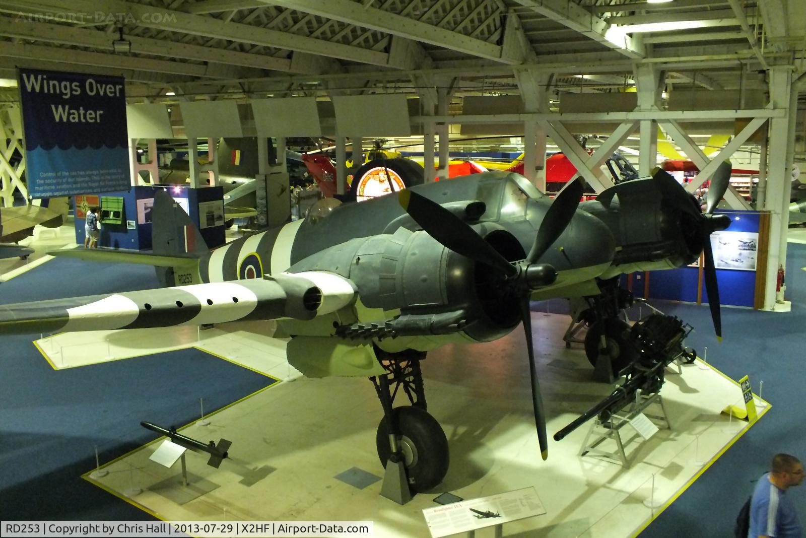RD253, Bristol Beaufighter TF.X C/N Not found RD253, Displayed at the RAF Museum, Hendon
