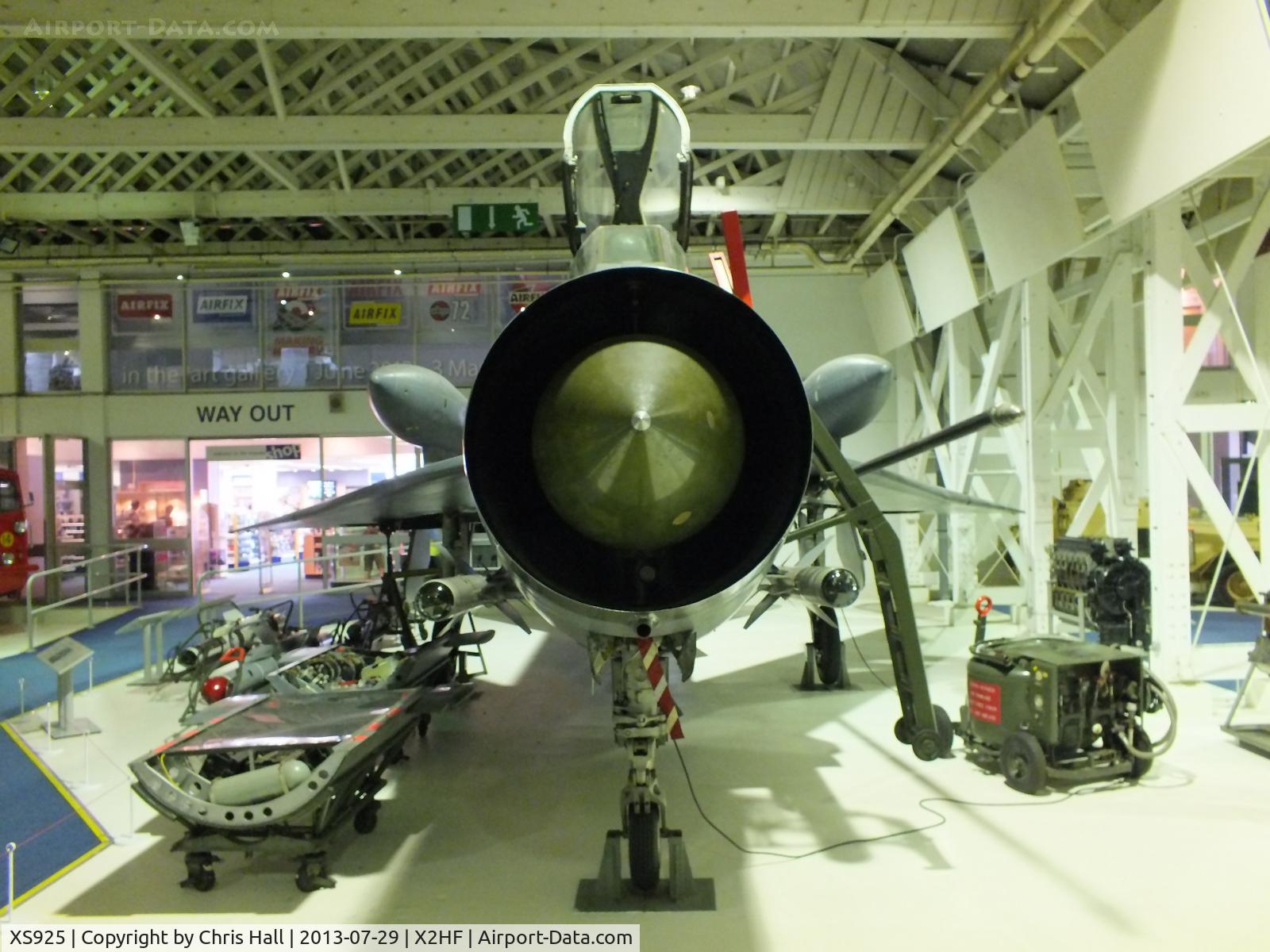 XS925, 1967 English Electric Lightning F.6 C/N 95258, Displayed at the RAF Museum, Hendon