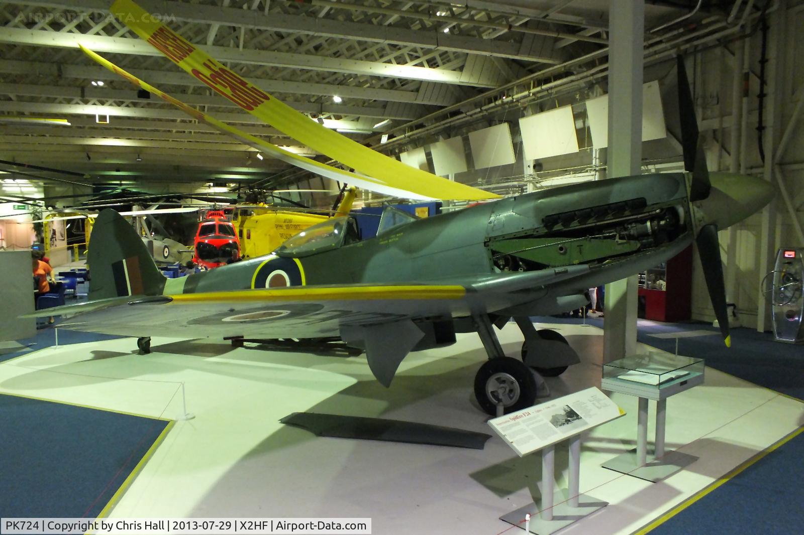 PK724, Supermarine 356 Spitfire F.24 C/N CBAF.255, Displayed at the RAF Museum, Hendon