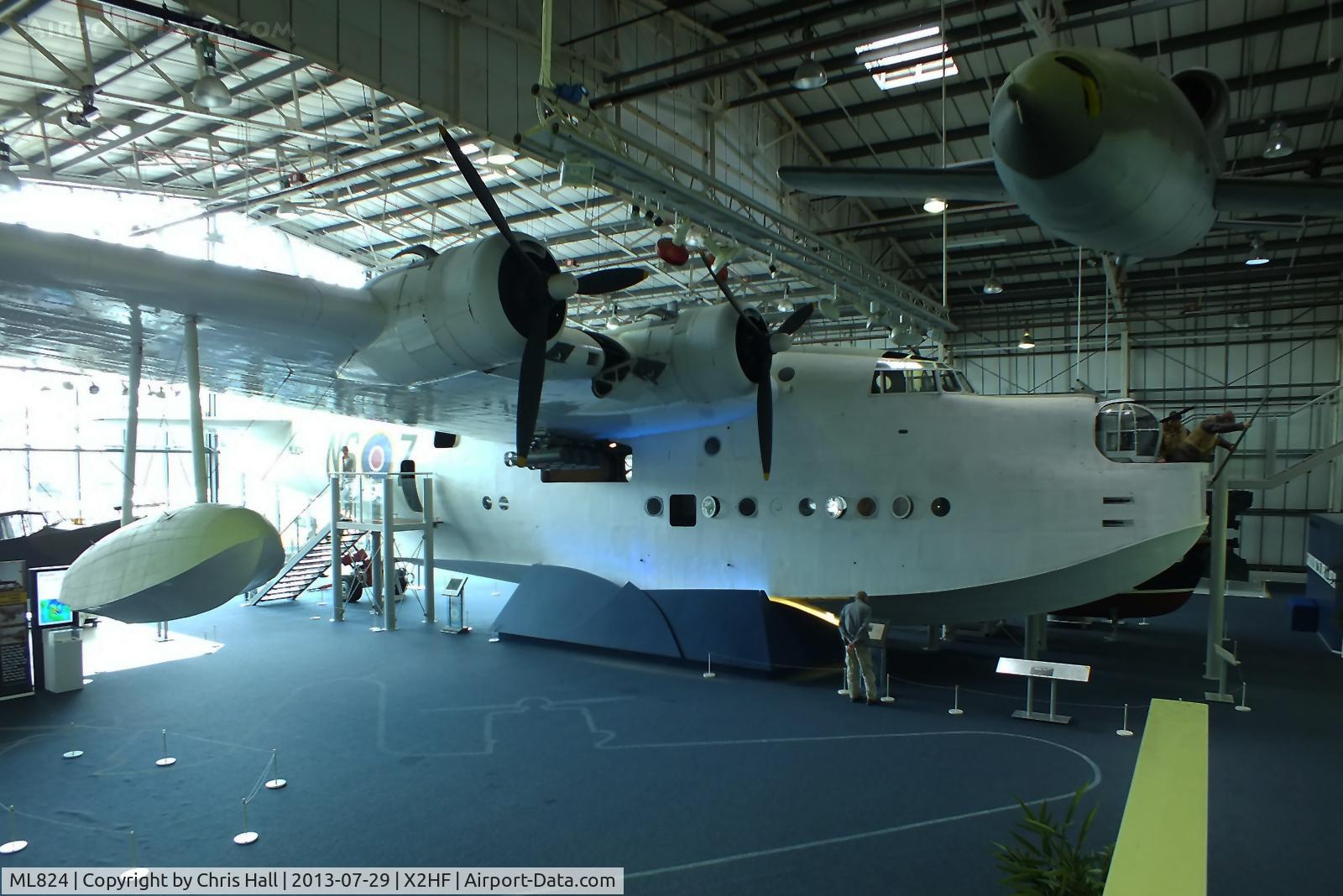 ML824, 1944 Short S25 Sunderland V C/N SH.984, Displayed at the RAF Museum, Hendon