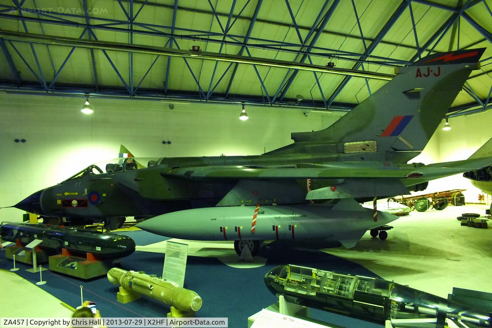 ZA457, 1983 Panavia Tornado GR.1 C/N 259/BS087/3123, Displayed at the RAF Museum, Hendon