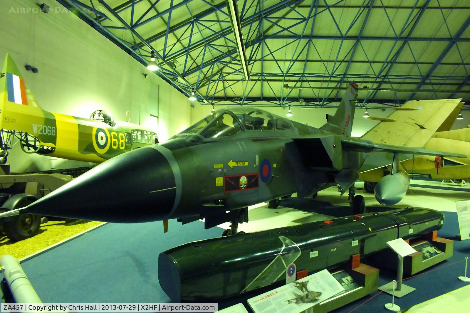 ZA457, 1983 Panavia Tornado GR.1 C/N 259/BS087/3123, Displayed at the RAF Museum, Hendon