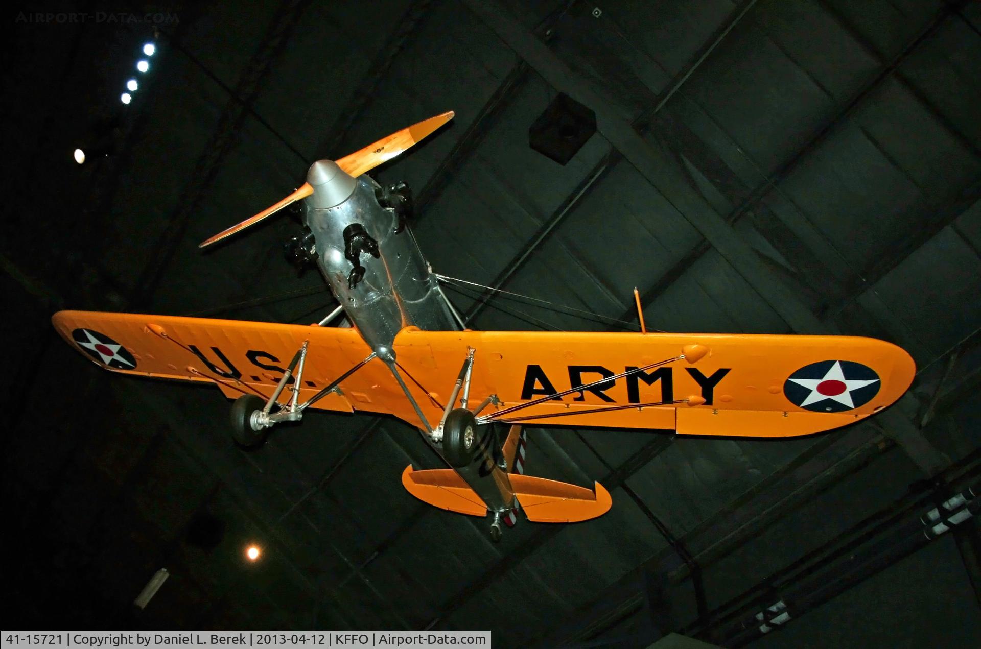 41-15721, 1942 Ryan PT-22C Recruit (ST3KR) C/N 1750, Nice old trainer at the National Museum of the United States Air Force.