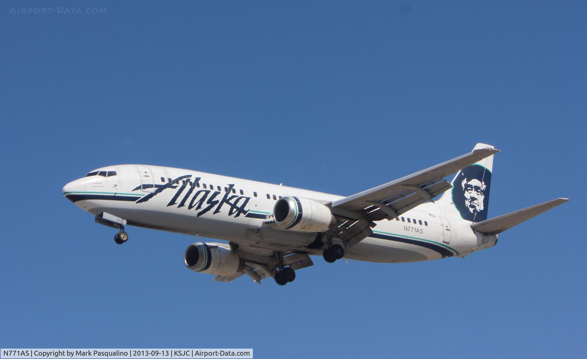 N771AS, 1993 Boeing 737-4Q8 C/N 25104, Boeing 737-400