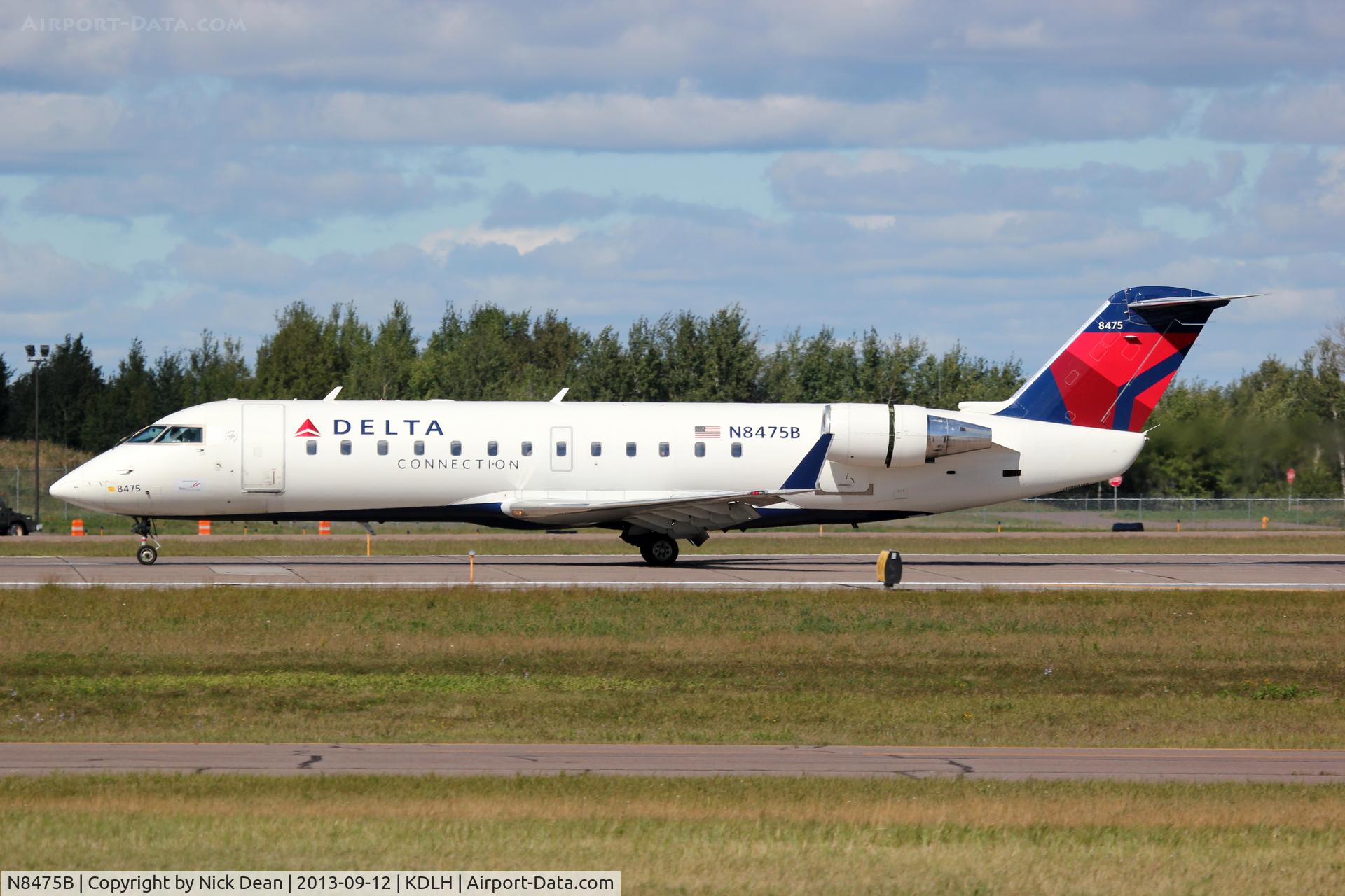 N8475B, 2001 Bombardier CRJ-200LR (CL-600-2B19) C/N 7475, KDLH/DLH