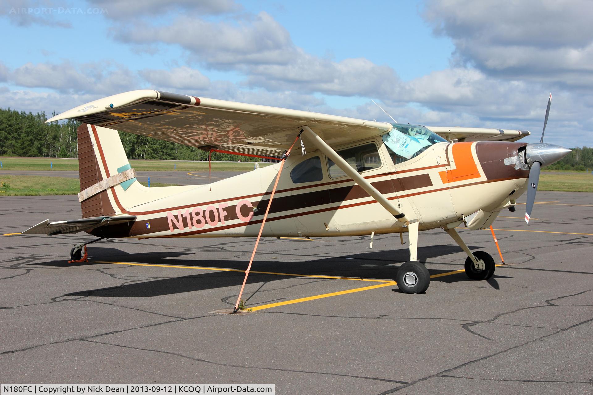 N180FC, 1957 Cessna 180A C/N 32898, KCOQ/COQ