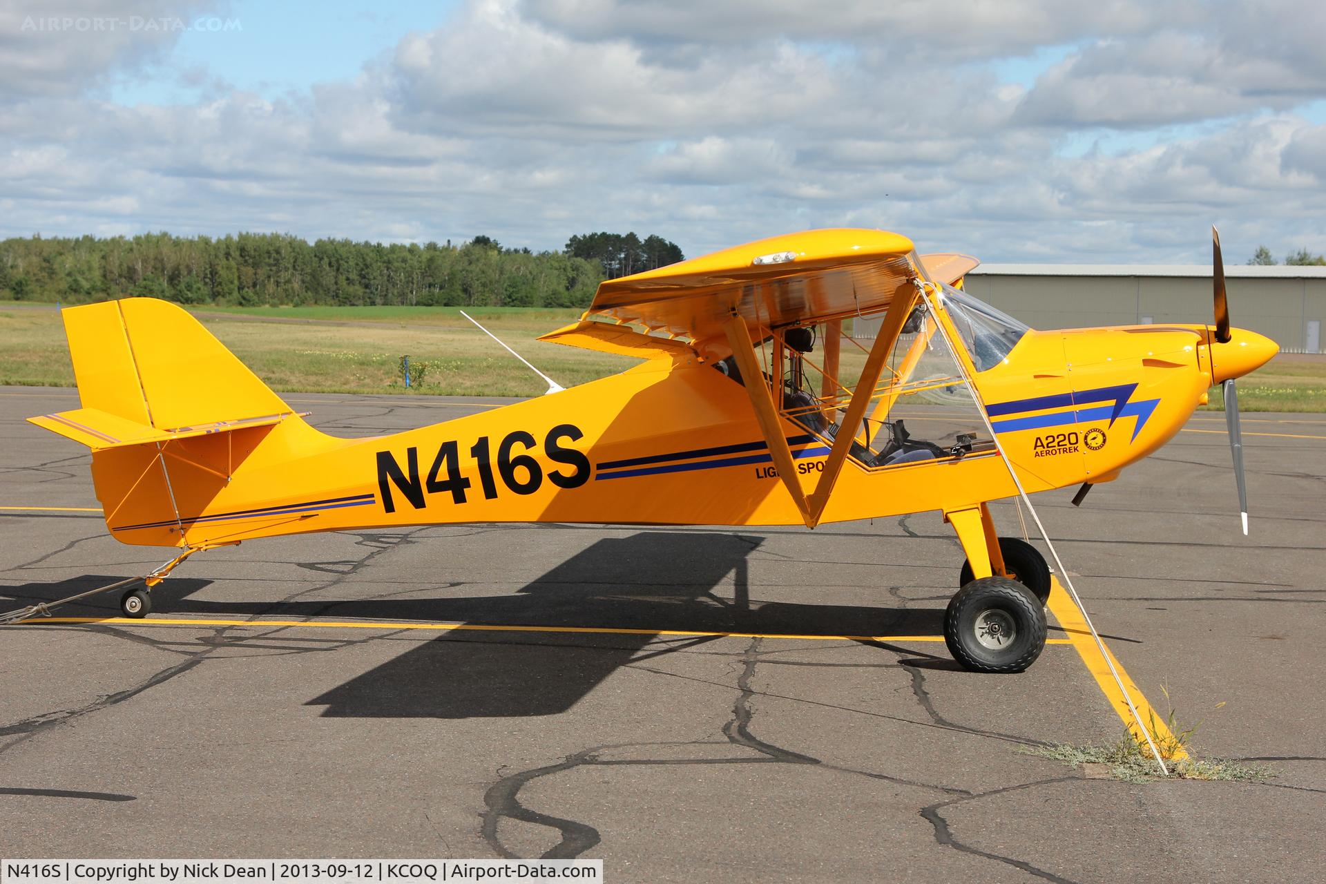 N416S, 1970 Aeropro CZ A220 C/N MAD-1A-001, KCOQ/COQ