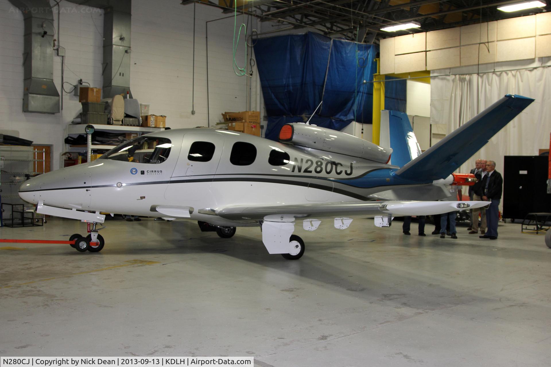 N280CJ, 2008 Cirrus SF50 Vision C/N 0001, KDLH/DLH