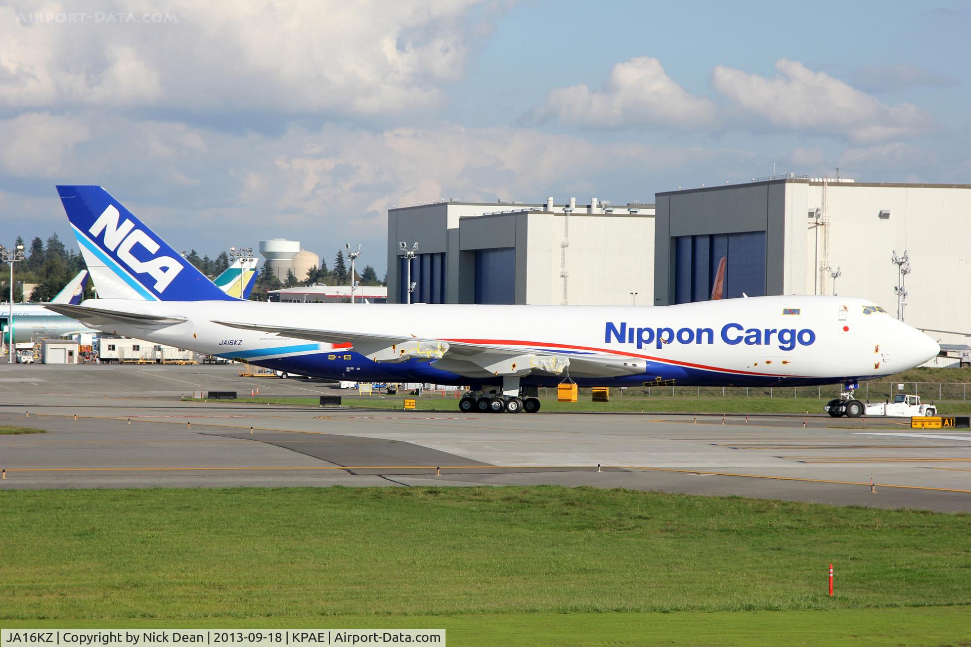 JA16KZ, 2013 Boeing 747-8KZF C/N 36141, KPAE/PAE
