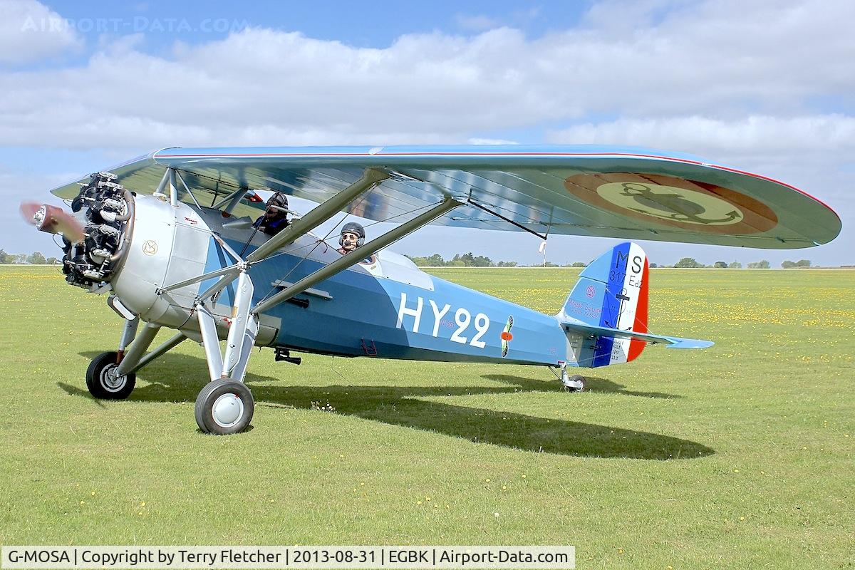 G-MOSA, 1952 Morane-Saulnier MS.317 C/N 351, 1952 Morane-Saulnier MS.317, c/n: 351 at Sywell