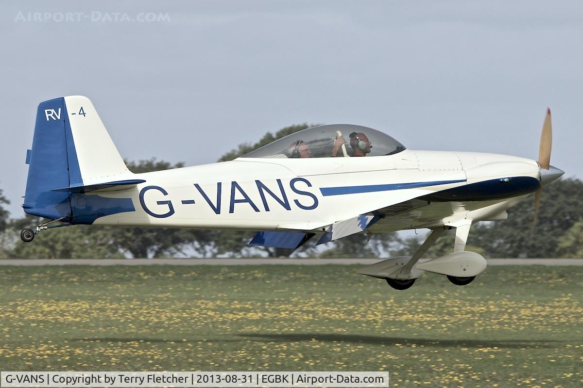 G-VANS, 1987 Vans RV-4 C/N 355, 1987 Vans RV-4, c/n: 355