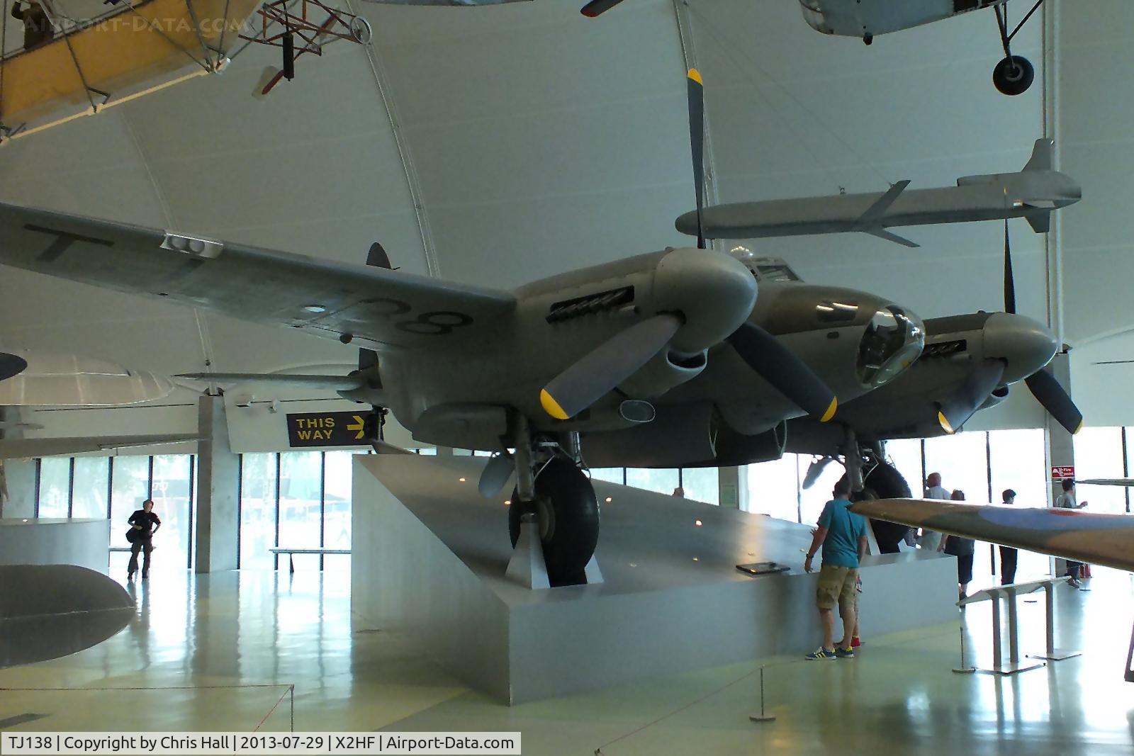 TJ138, De Havilland DH-98 Mosquito TT.35 C/N Not found TJ138, Displayed at the RAF Museum, Hendon