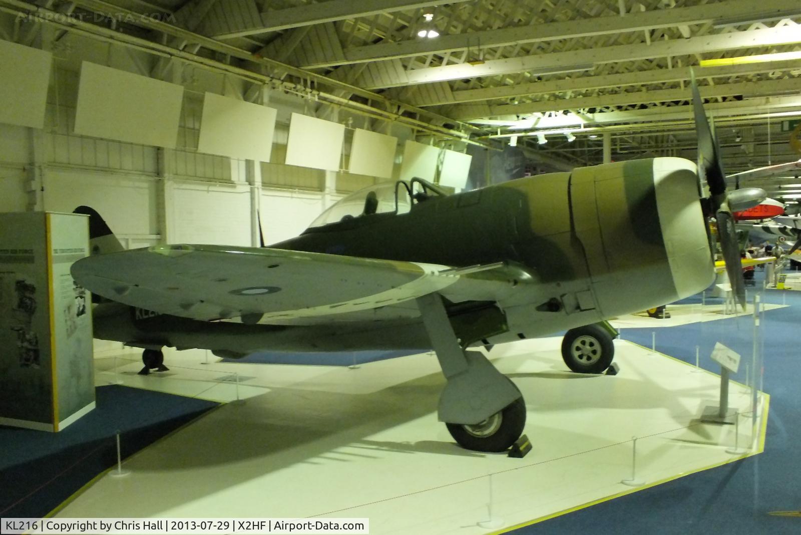 KL216, 1945 Republic P-47D Thunderbolt C/N 399-55834, Displayed at the RAF Museum, Hendon