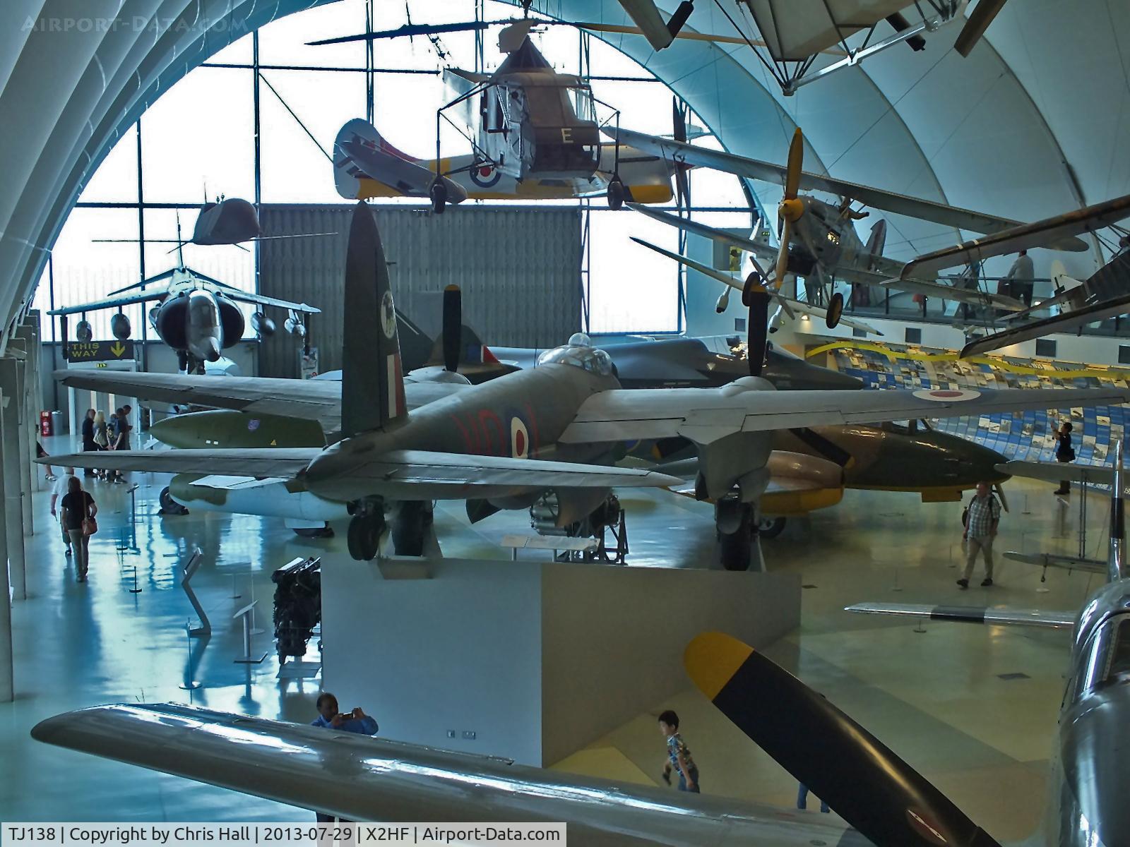 TJ138, De Havilland DH-98 Mosquito TT.35 C/N Not found TJ138, Displayed at the RAF Museum, Hendon
